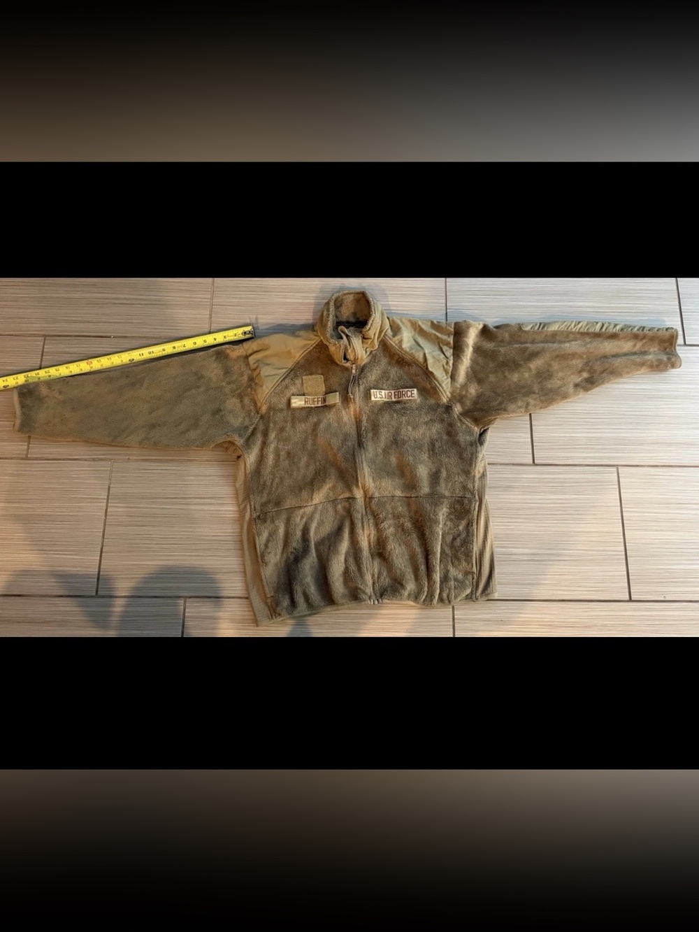 US Air Force Gen III Polartec Fleece Jacket Large Regular Coyote Tan USA